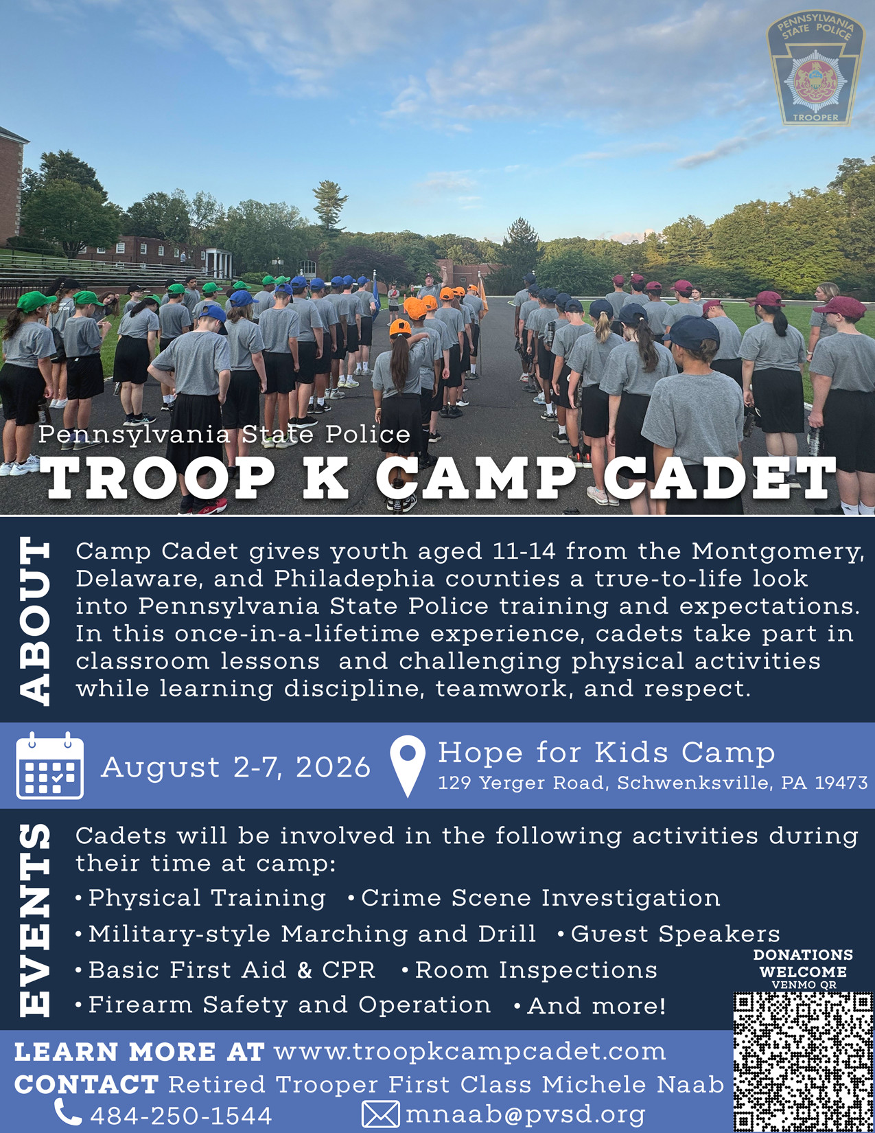 Troop K Camp Cadet